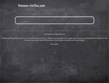 Tablet Screenshot of femmes-vieilles.com